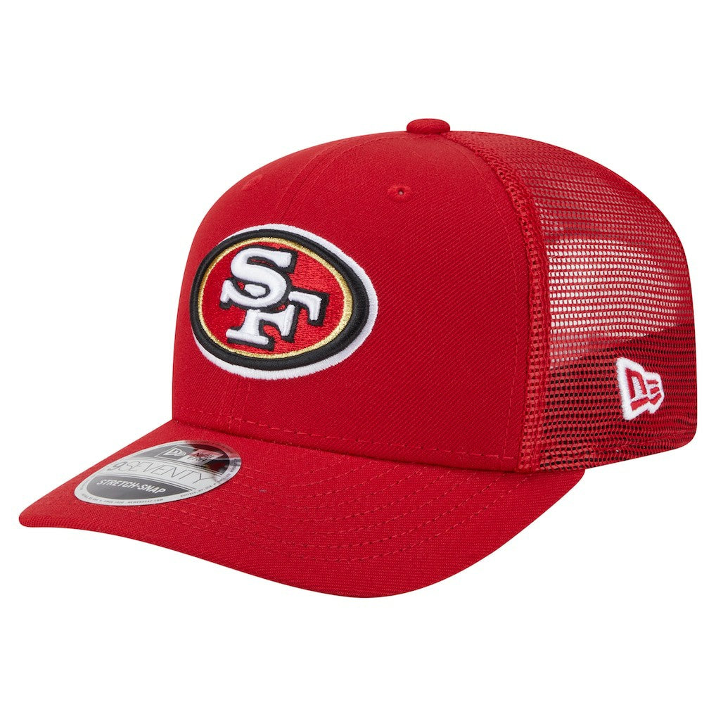 San Francisco 49ers New Era Main Trucker 9SEVENTY Stretch-Snap Hat Scarlet