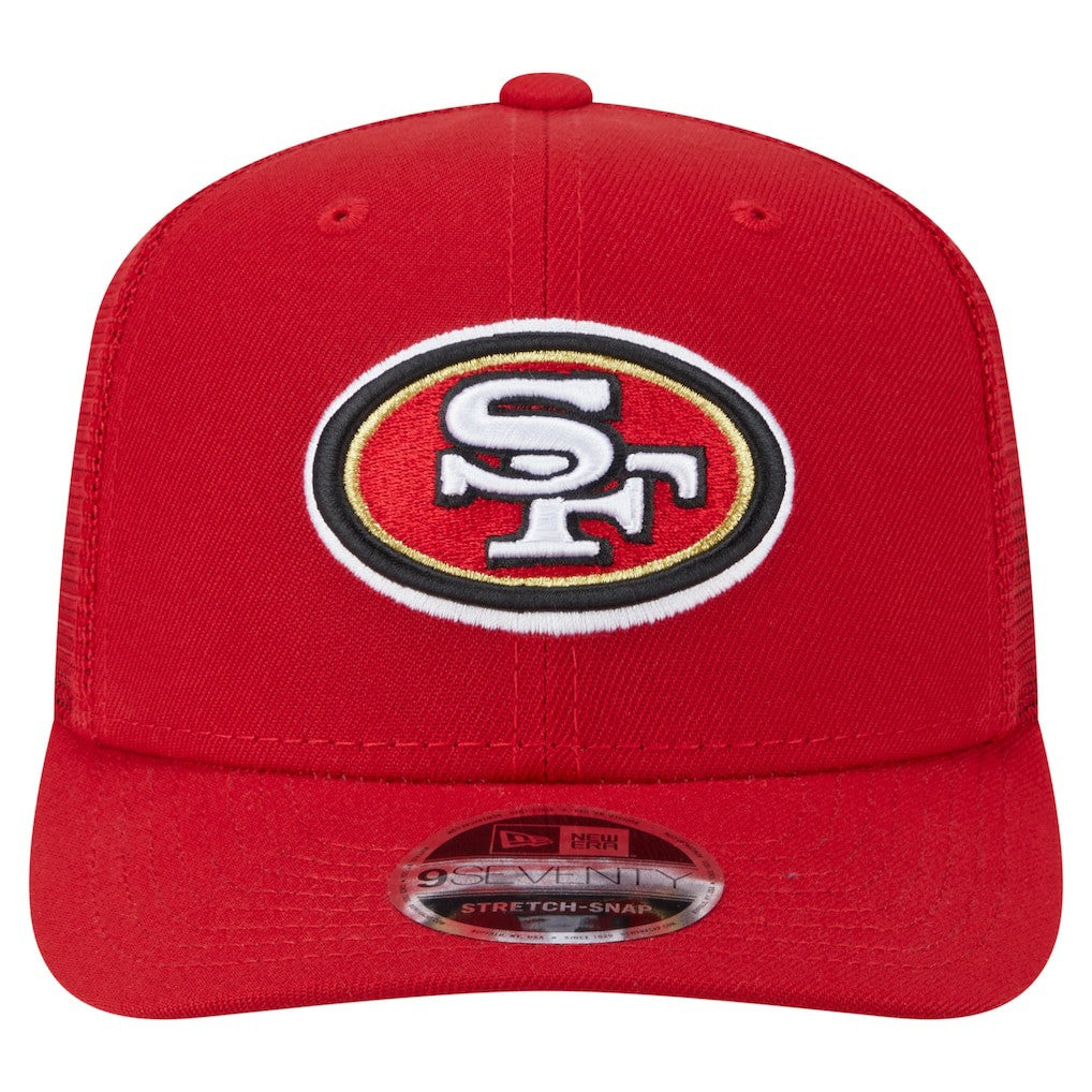 San Francisco 49ers New Era Main Trucker 9SEVENTY Stretch-Snap Hat Scarlet
