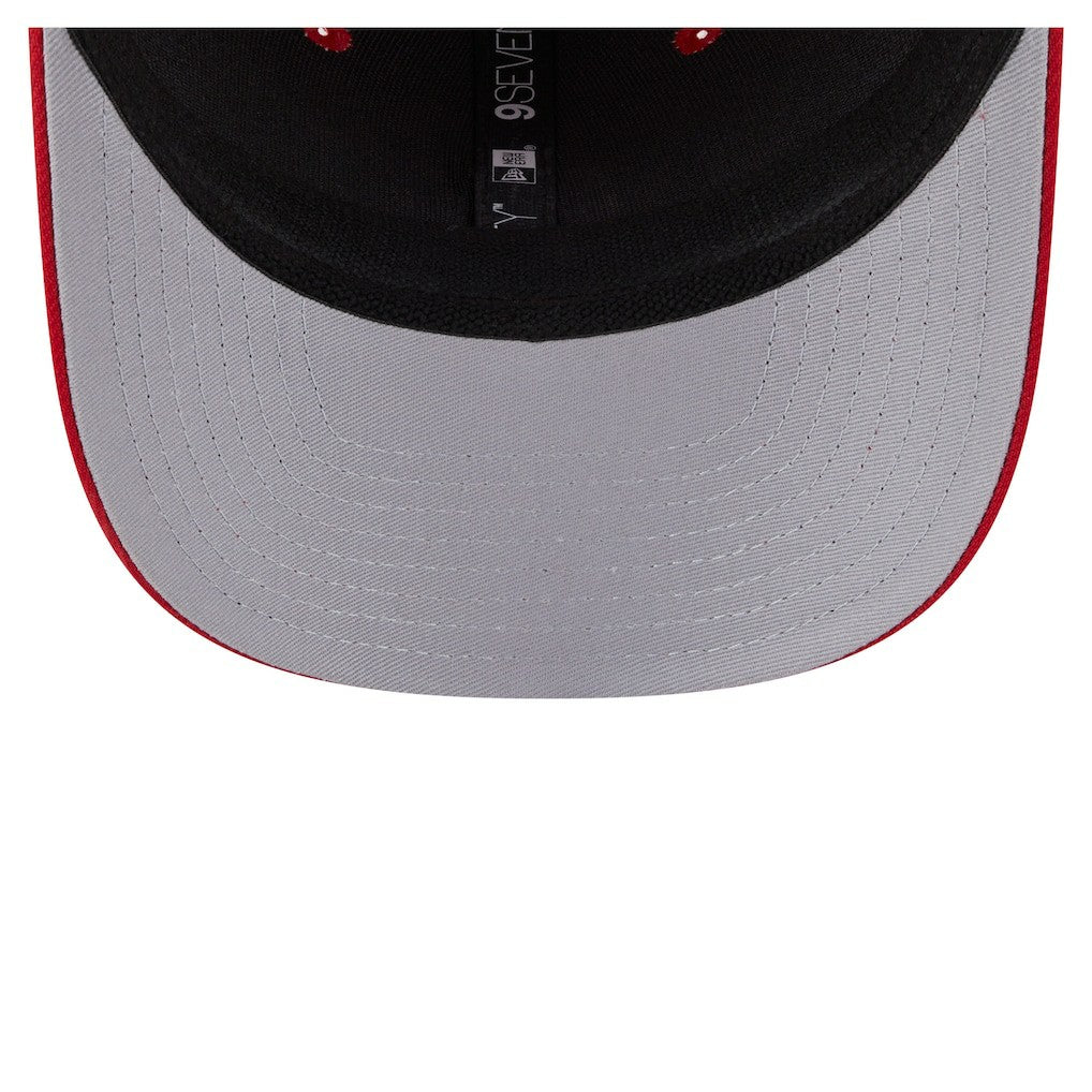 San Francisco 49ers New Era Main Trucker 9SEVENTY Stretch-Snap Hat Scarlet