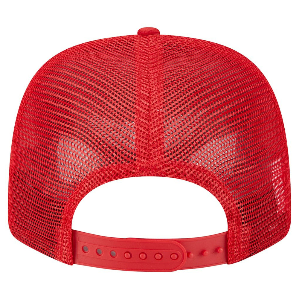 Kansas City Chiefs New Era Main Trucker 9SEVENTY Stretch-Snap Hat Red