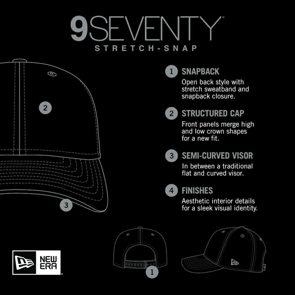Kansas City Chiefs New Era Main Trucker 9SEVENTY Stretch-Snap Hat Red
