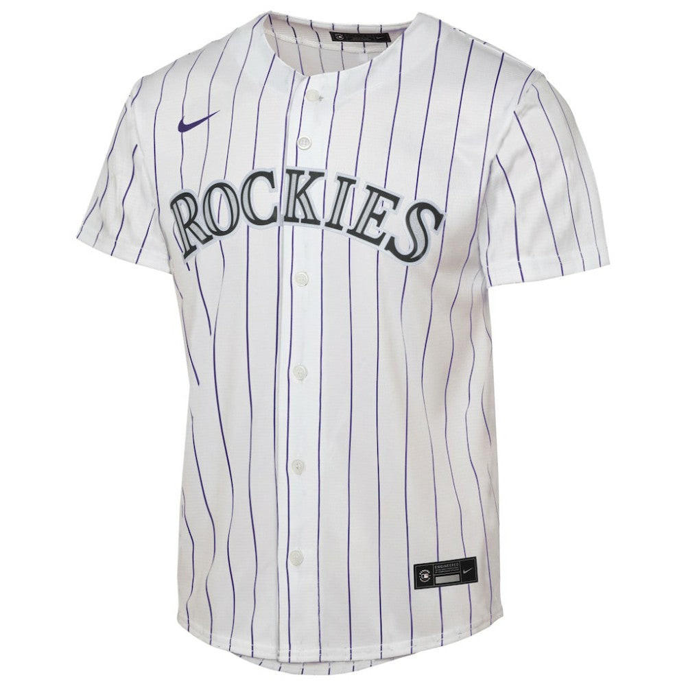 Colorado Rockies Nike Youth Home Replica Jersey - White Jerseys