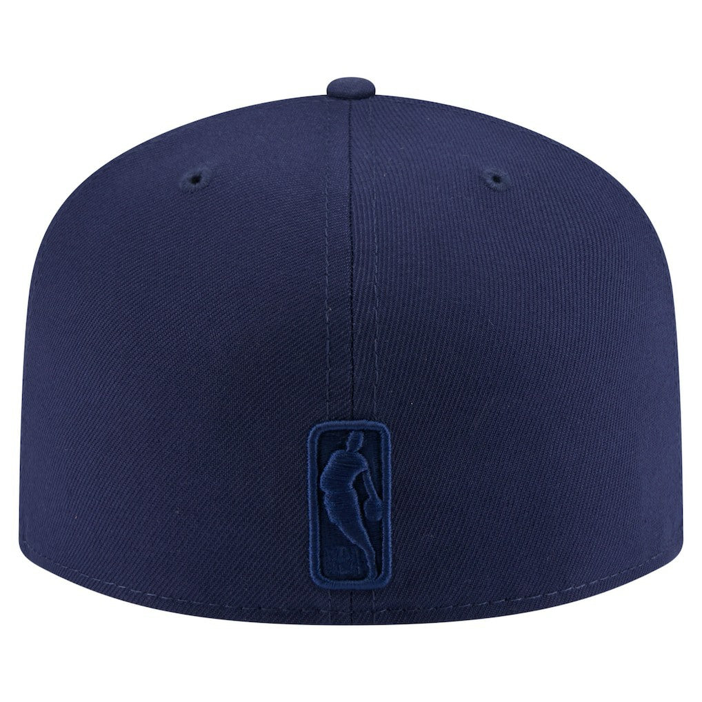 Philadelphia 76ers Colorpack A-Frame Pinch Front 59FIFTY Fitted Hat Navy