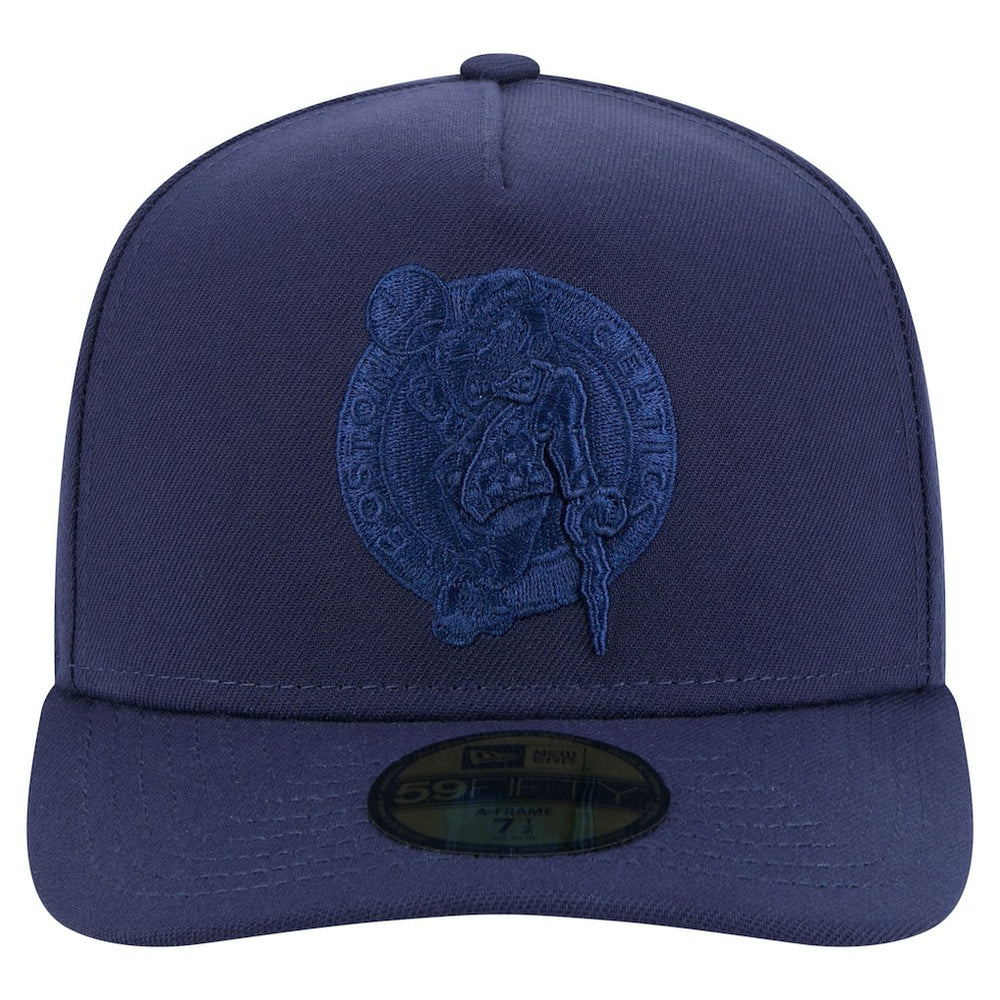 Boston Celtics Colorpack A-Frame Pinch Front 59FIFTY Fitted Hat Navy