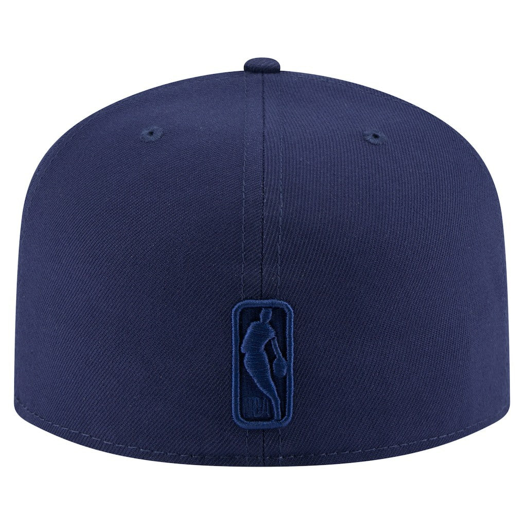 Dallas Mavericks Colorpack A-Frame Pinch Front 59FIFTY Fitted Hat Navy