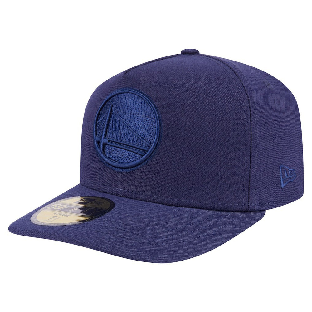 Golden State Warriors Colorpack A-Frame Pinch Front 59FIFTY Fitted Hat Navy
