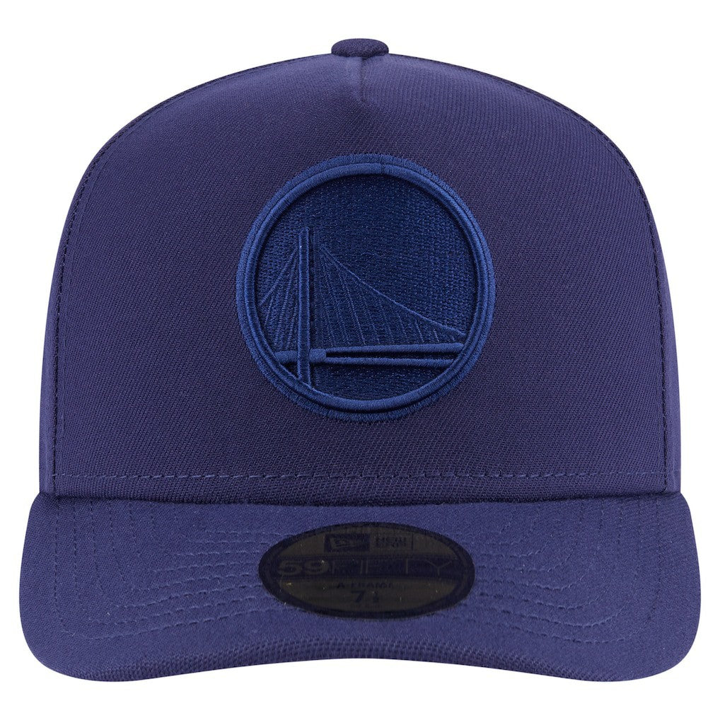 Golden State Warriors Colorpack A-Frame Pinch Front 59FIFTY Fitted Hat Navy