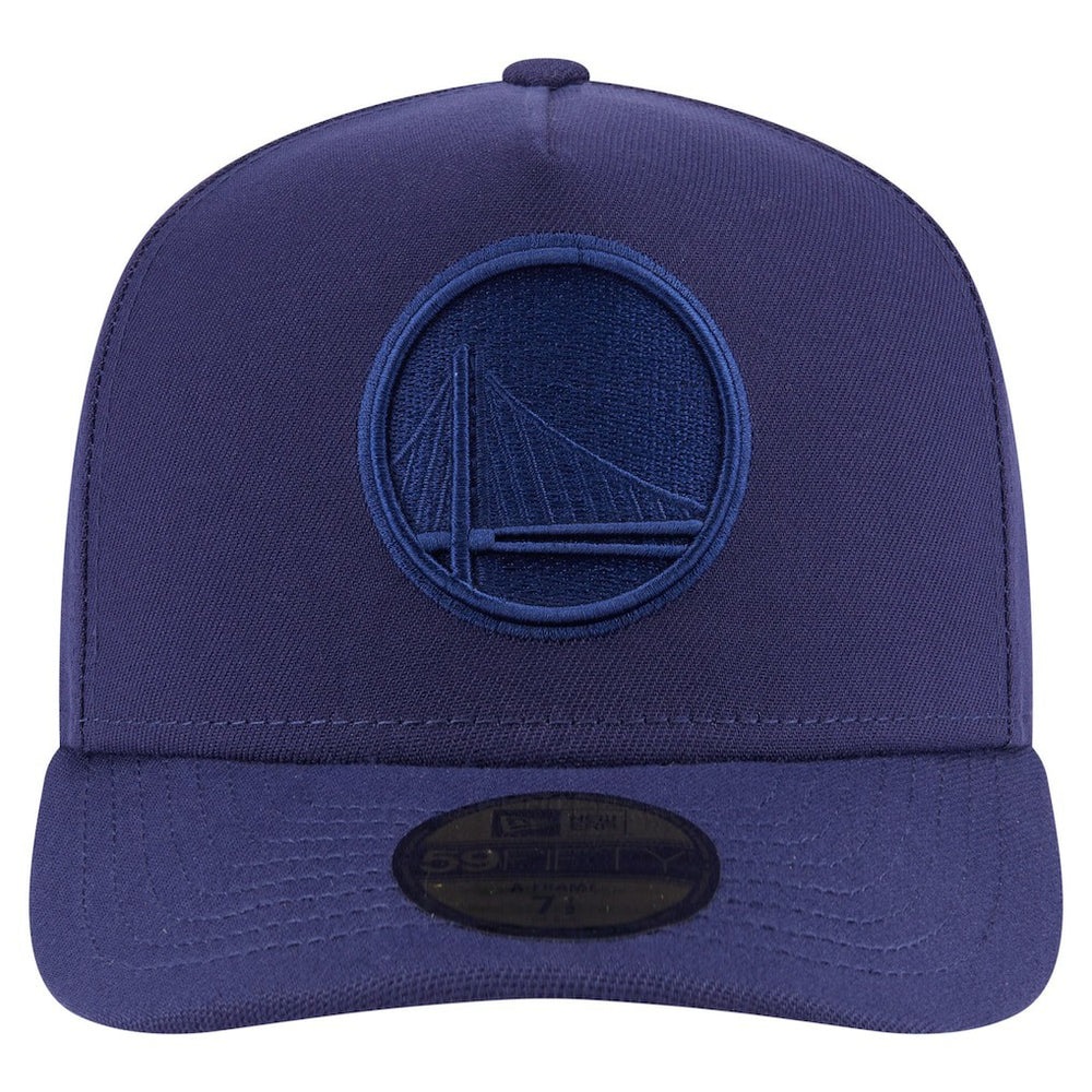 Golden State Warriors Colorpack A-Frame Pinch Front 59FIFTY Fitted Hat Navy