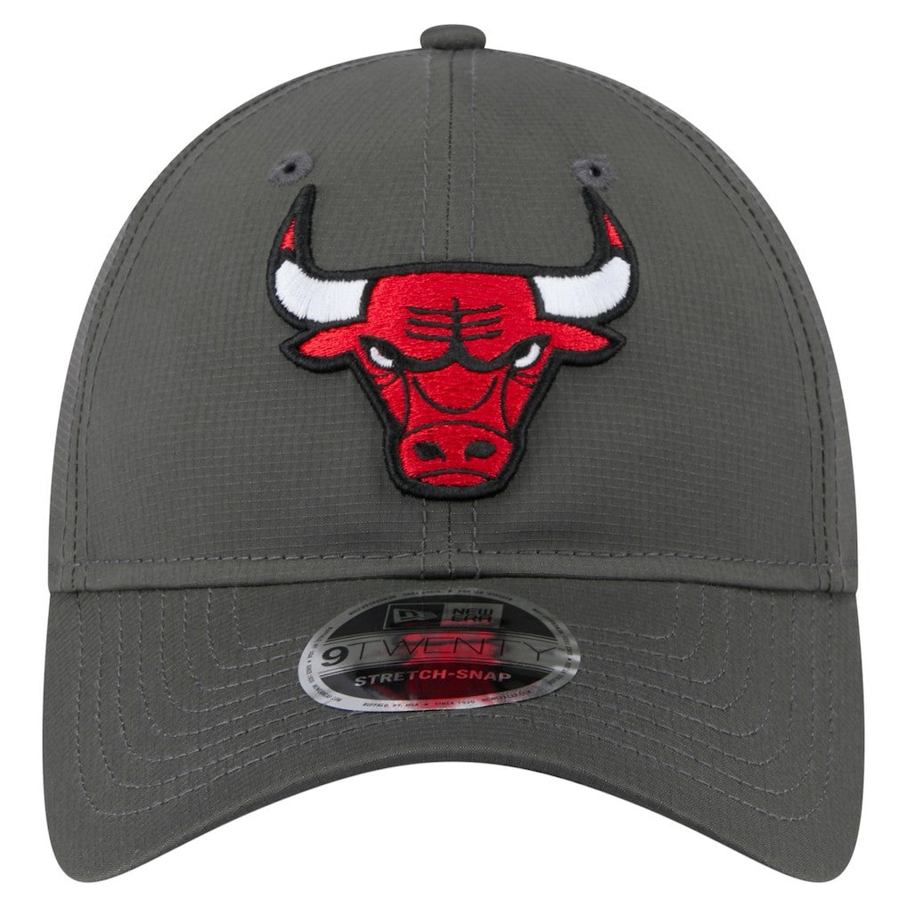 Chicago Bulls Active Ripstop 9TWENTY Adjustable Hat Charcoal