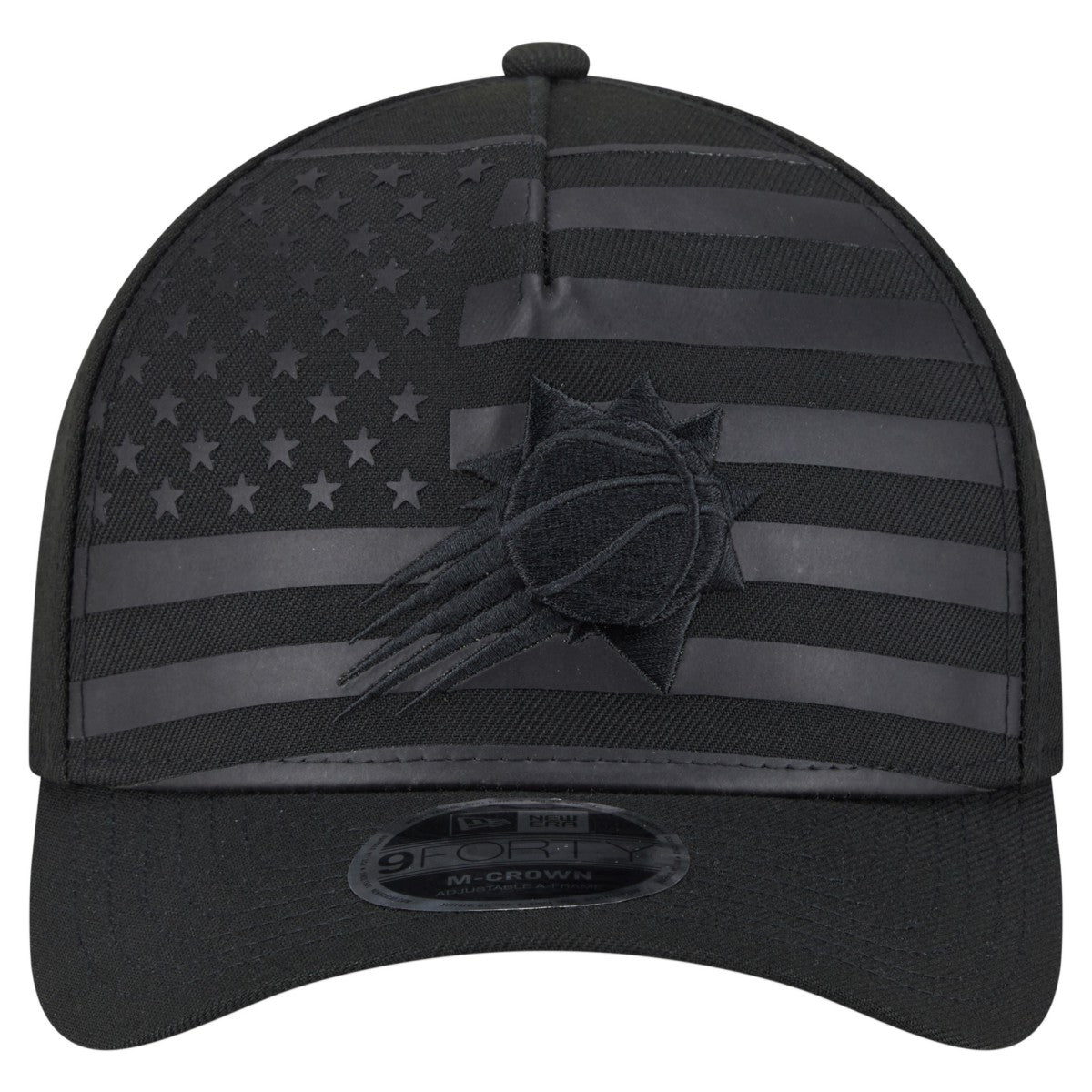 Phoenix Suns Game Day Flag A-Frame 9FORTY Adjustable Hat Black