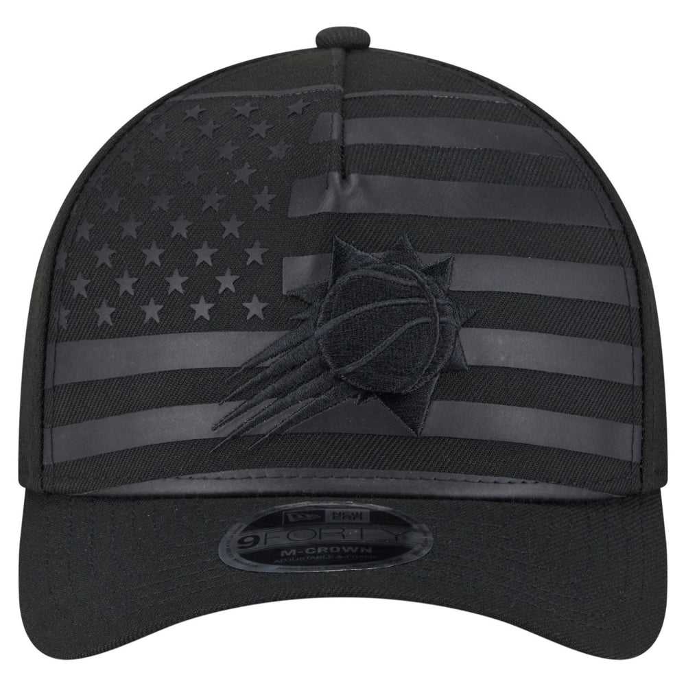 Phoenix Suns Game Day Flag A-Frame 9FORTY Adjustable Hat Black