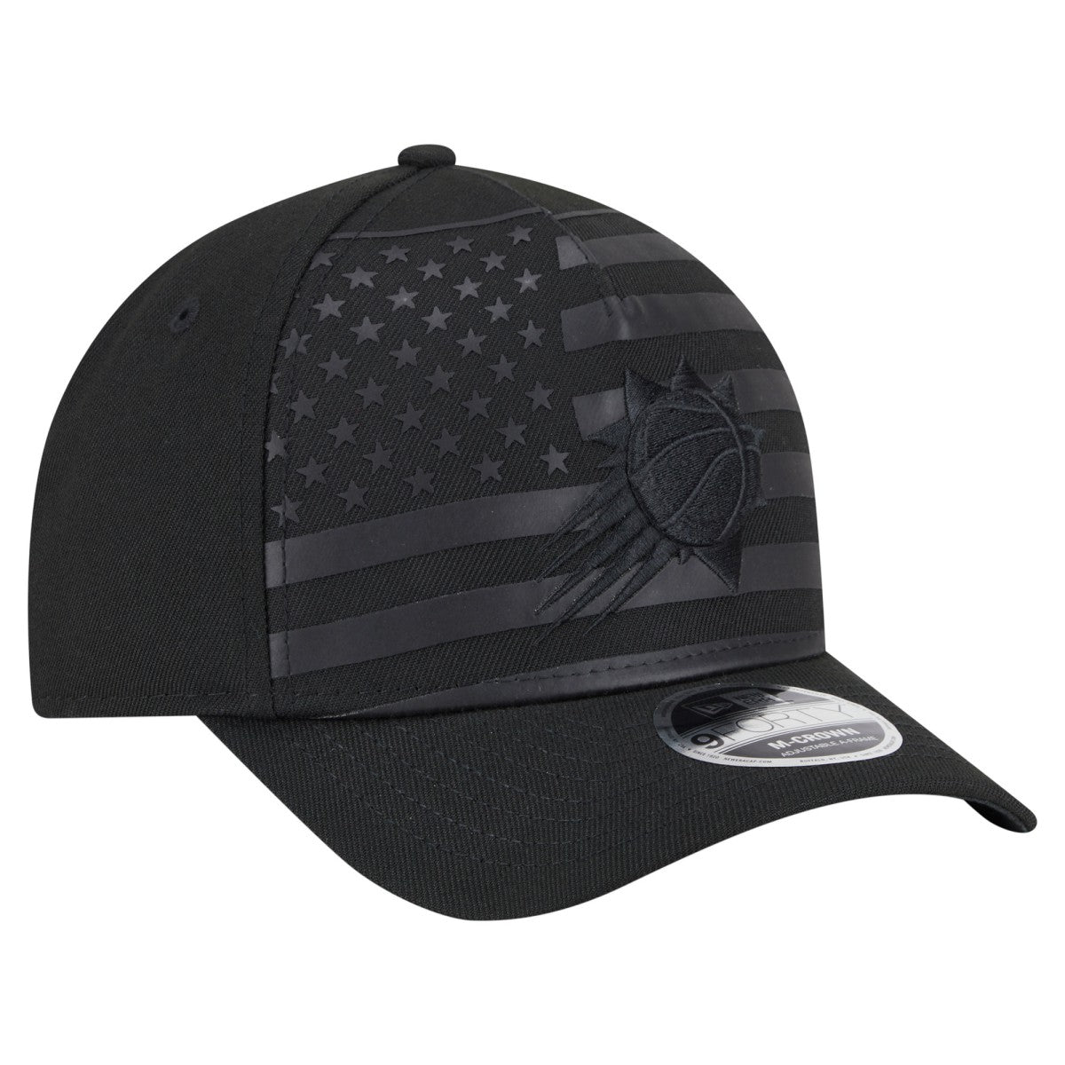 Phoenix Suns Game Day Flag A-Frame 9FORTY Adjustable Hat Black