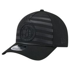 Brooklyn Nets Game Day Flag A-Frame 9FORTY Adjustable Hat Black