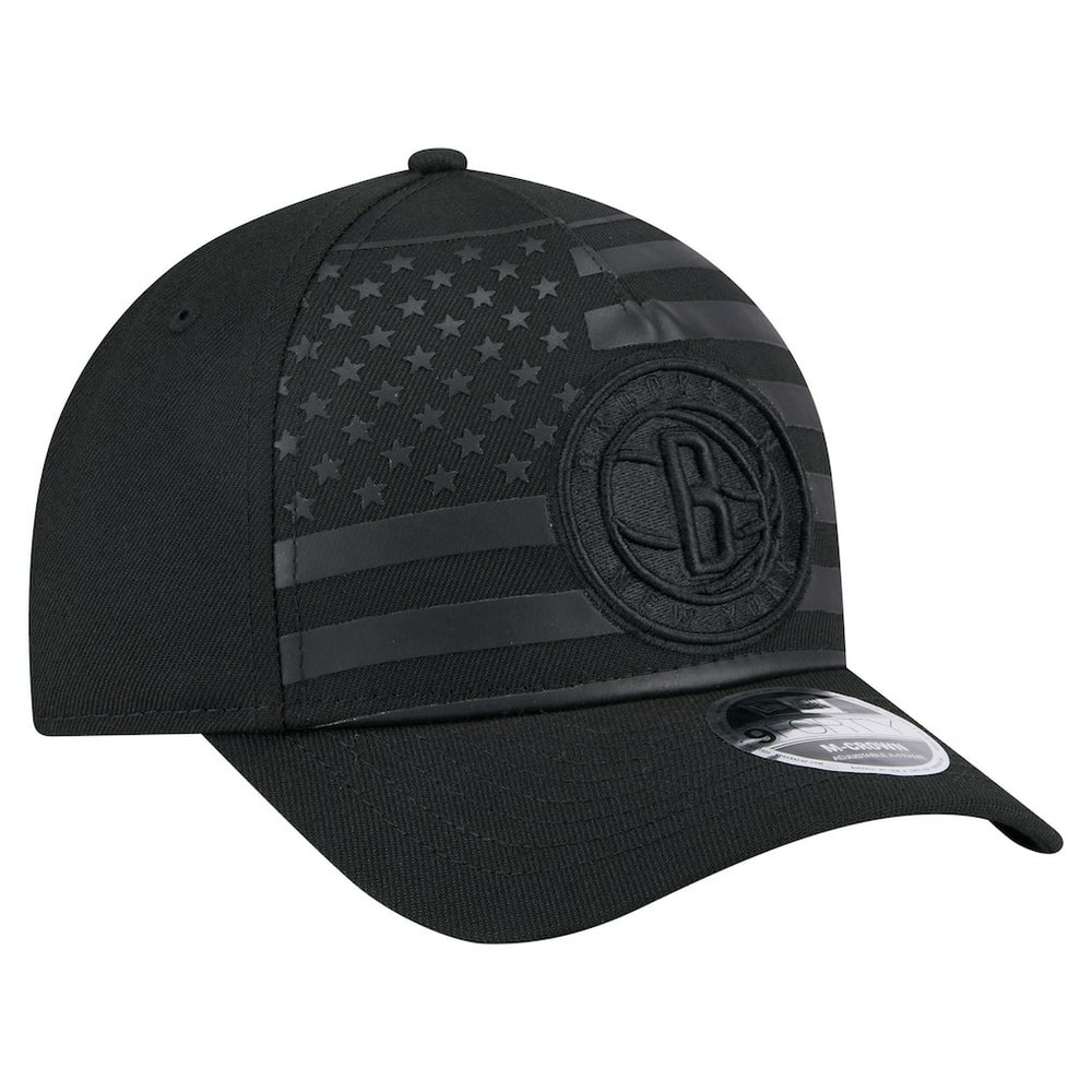 Brooklyn Nets Game Day Flag A-Frame 9FORTY Adjustable Hat Black