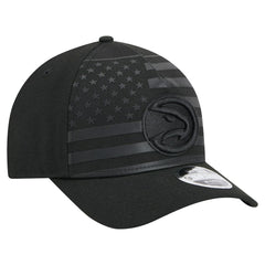 Atlanta Hawks Game Day Flag A-Frame 9FORTY Adjustable Hat Black
