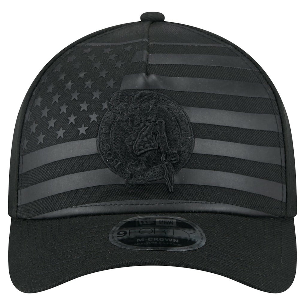 Boston Celtics Game Day Flag A-Frame 9FORTY Adjustable Hat Black