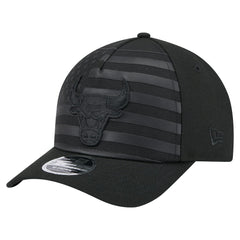 Chicago Bulls Game Day Flag A-Frame 9FORTY Adjustable Hat Black
