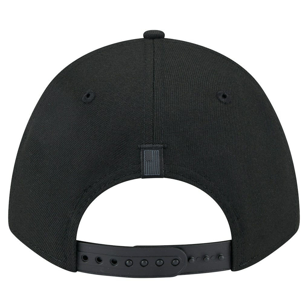 Chicago Bulls Game Day Flag A-Frame 9FORTY Adjustable Hat Black