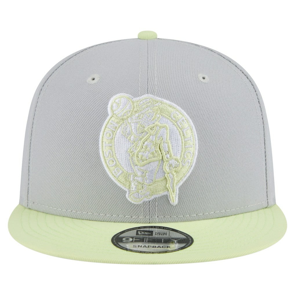 Boston Celtics Color Pack Two-Tone 9FIFTY Snapback Hat Gray/Light Green