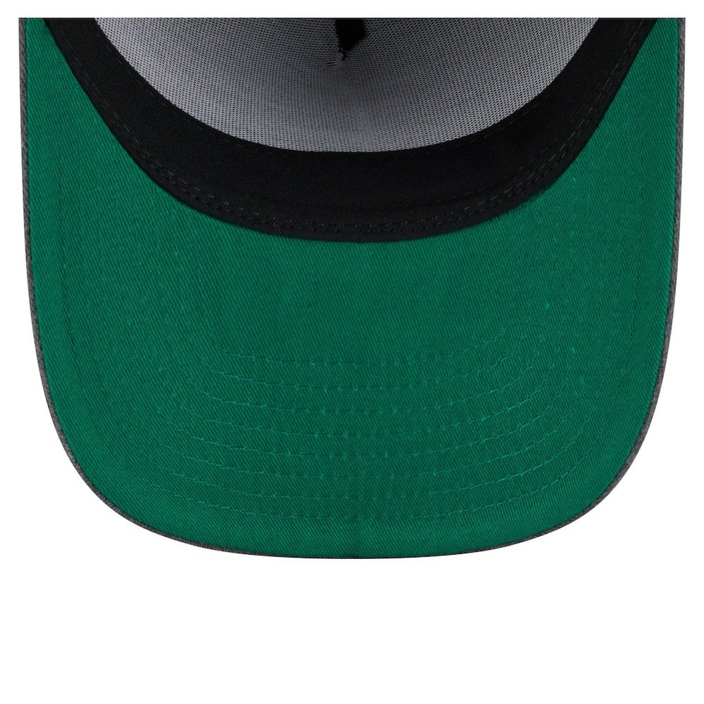Golden State Warriors Throwback Washed Pre-Curved 9FIFTY Snapback Hat Charcoal