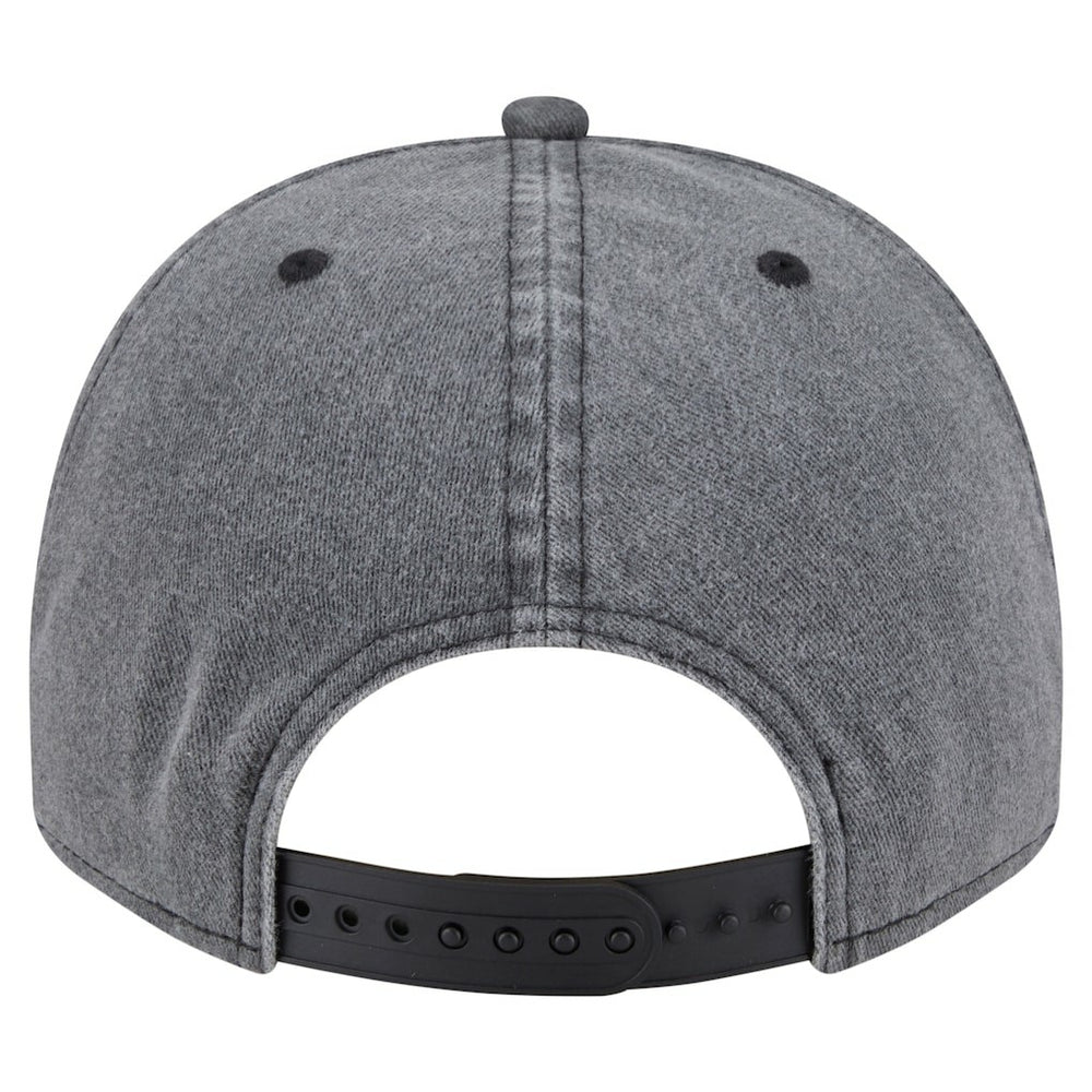 Philadelphia 76ers Throwback Washed Pre-Curved 9FIFTY Snapback Hat Charcoal