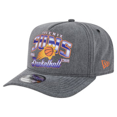 Phoenix Suns Throwback Washed Pre-Curved 9FIFTY Snapback Hat Charcoal