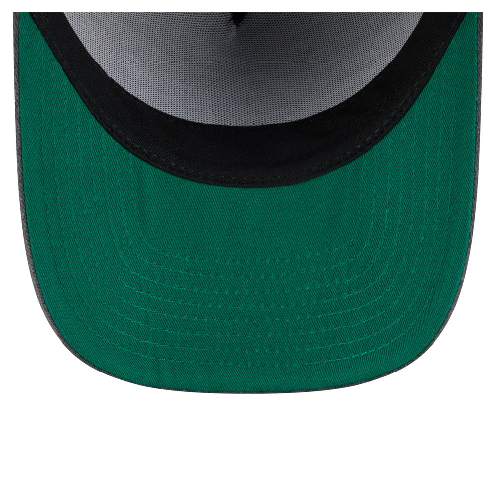 Milwaukee Bucks Throwback Washed Pre-Curved 9FIFTY Snapback Hat Charcoal