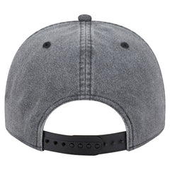 Brooklyn Nets Throwback Washed Pre-Curved 9FIFTY Snapback Hat Charcoal