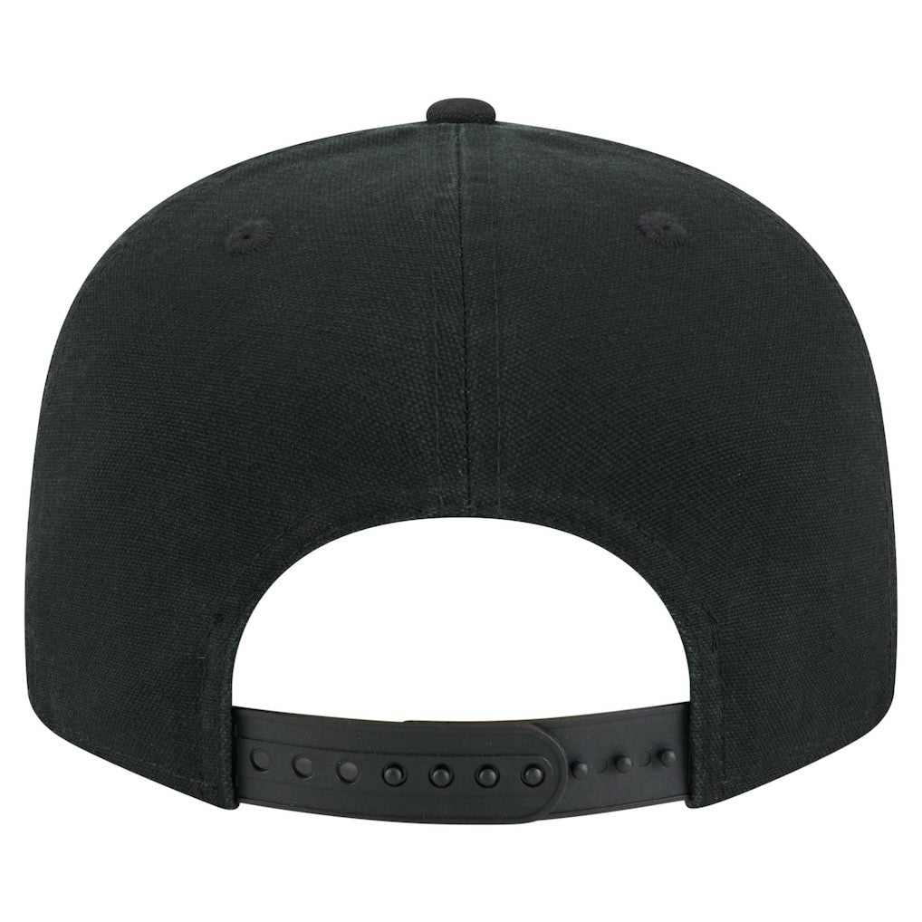 Philadelphia 76ers Adventure Canvas Split Panel 9FIFTY Snapback Hat Black