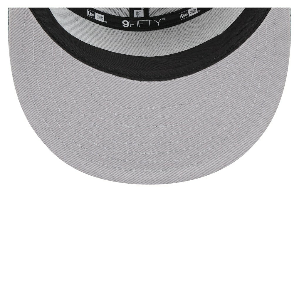 Brooklyn Nets Adventure Denim Split Panel 9FIFTY Snapback Trucker Hat