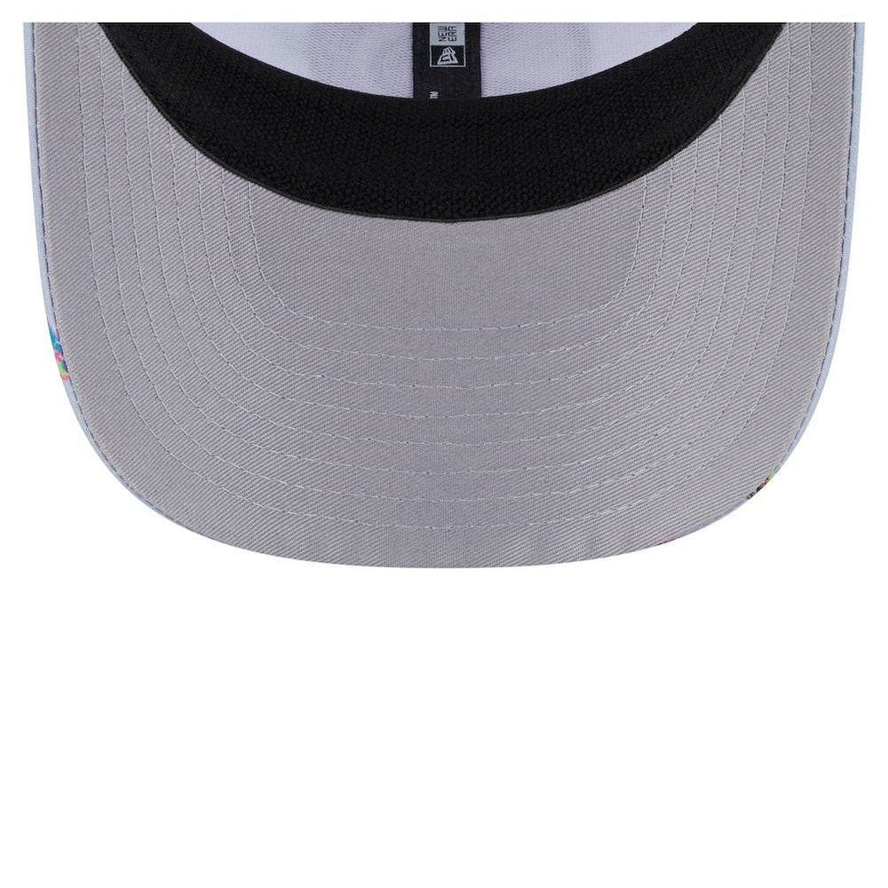 Atlanta Hawks Adventure Aloha Pattern 9SEVENTY Stretch-Snap Hat Light Blue/Gray
