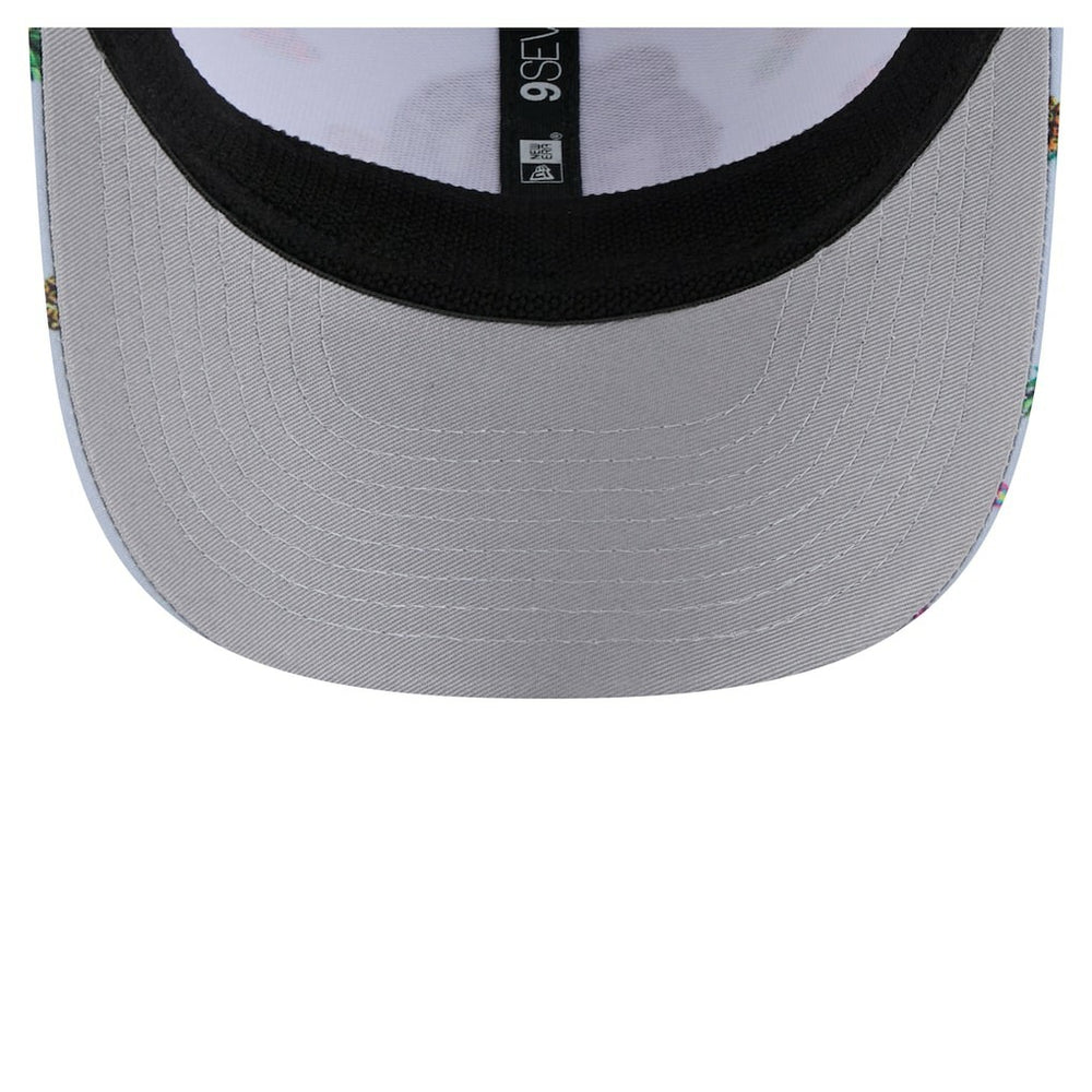 Boston Celtics Adventure Aloha Pattern 9SEVENTY Stretch-Snap Hat Light Blue/Gray