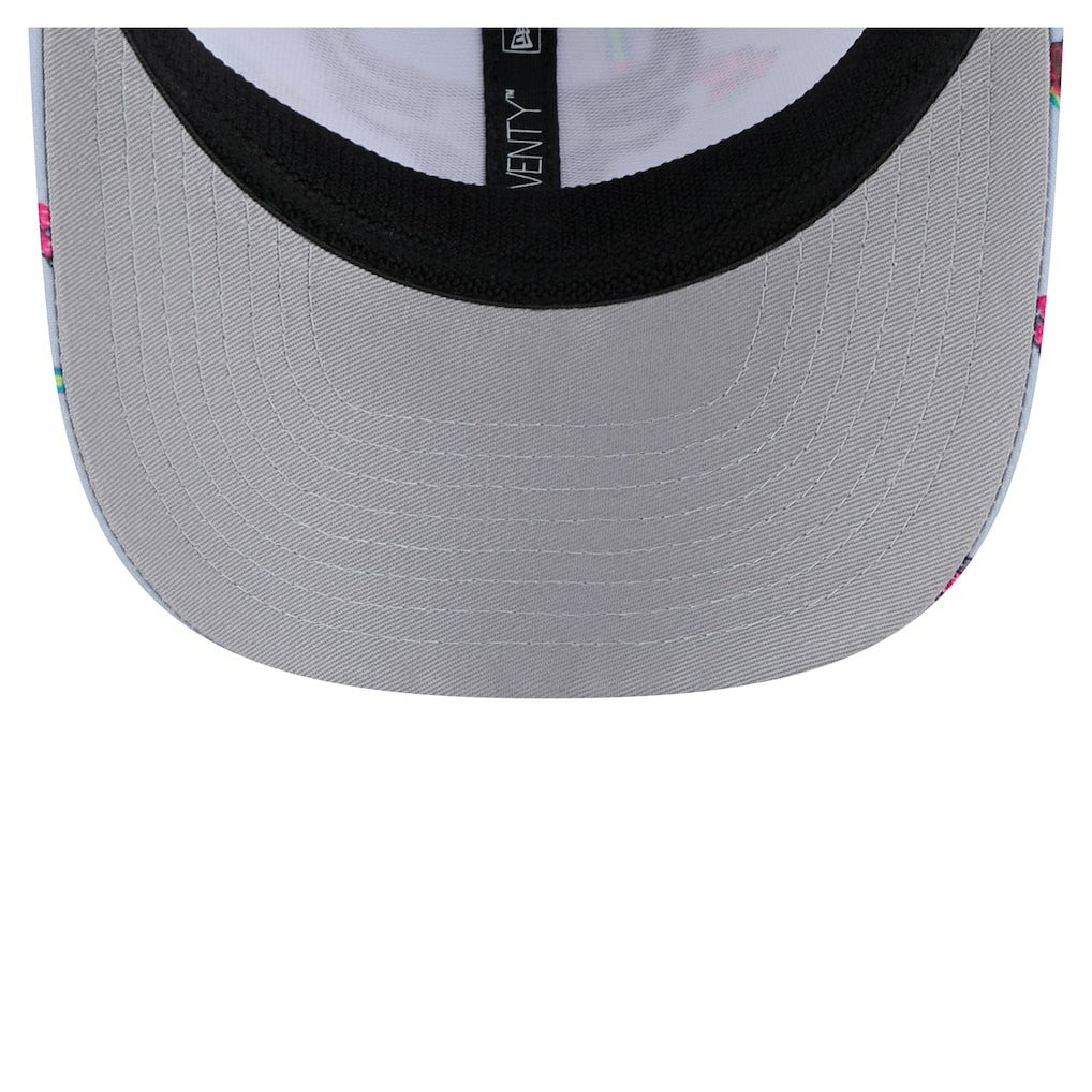 Chicago Bulls Adventure Aloha Pattern 9SEVENTY Stretch-Snap Hat Light Blue/Gray