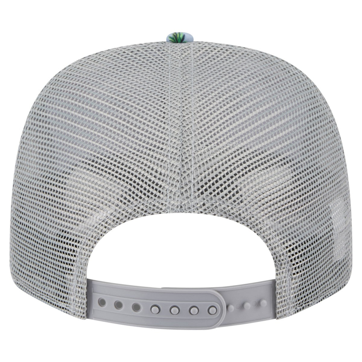 Miami Heat Adventure Aloha Pattern 9SEVENTY Stretch-Snap Hat Light Blue/Gray