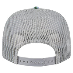 Miami Heat Adventure Aloha Pattern 9SEVENTY Stretch-Snap Hat Light Blue/Gray