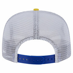 Golden State Warriors Throwback Dye Golfer Snapback Hat Royal/Gold