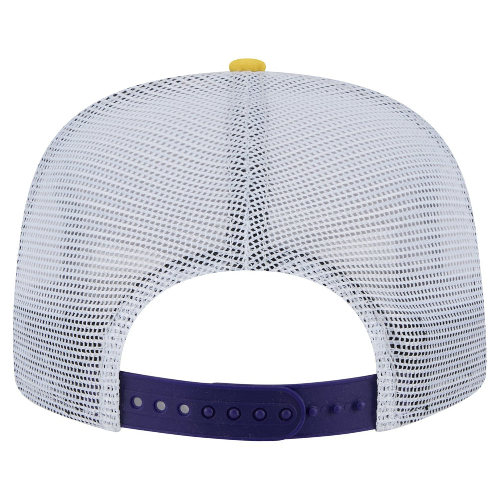 Los Angeles Lakers Throwback Dye Golfer Snapback Hat Purple/Gold