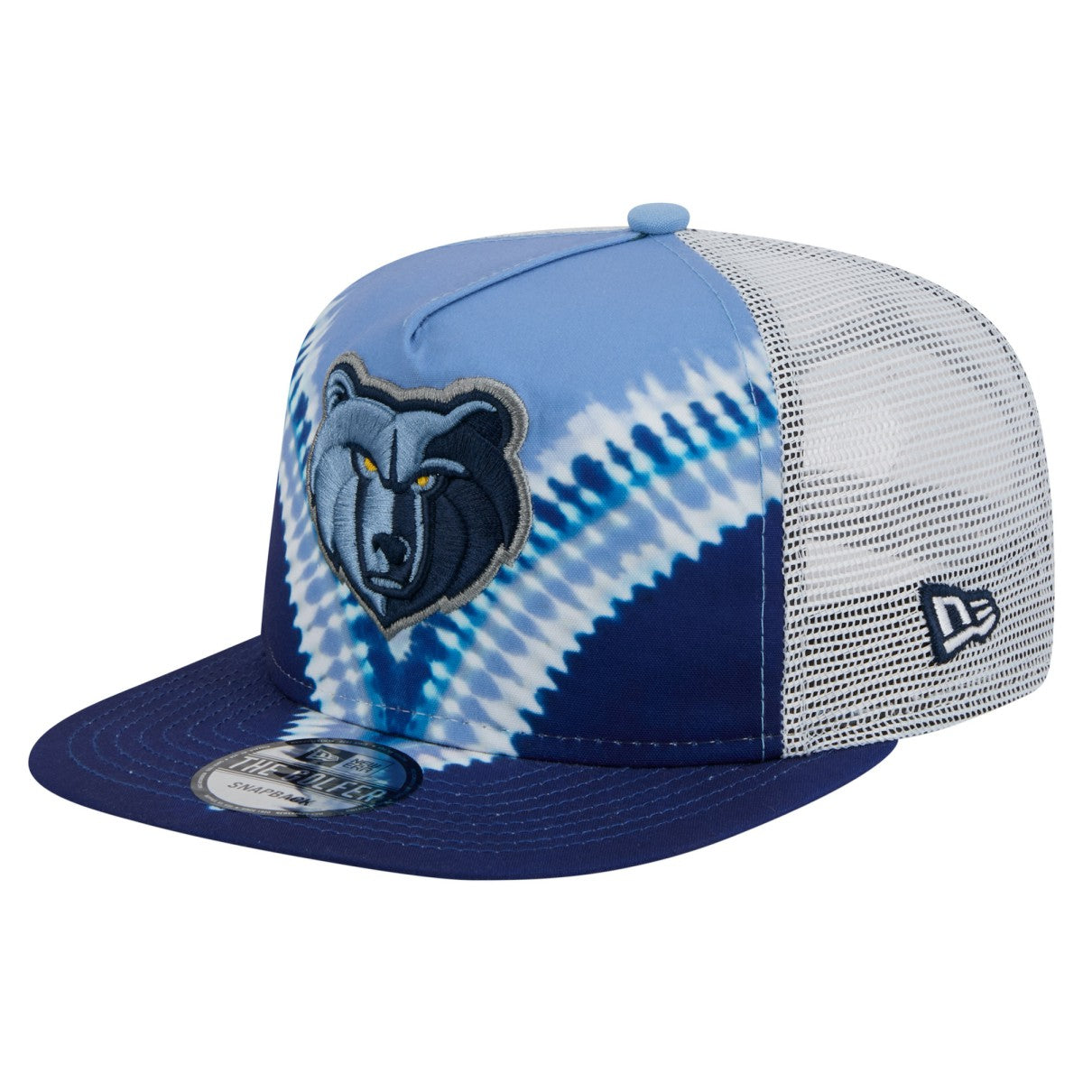 Memphis Grizzlies Throwback Dye Golfer Snapback Hat Navy/Light Blue
