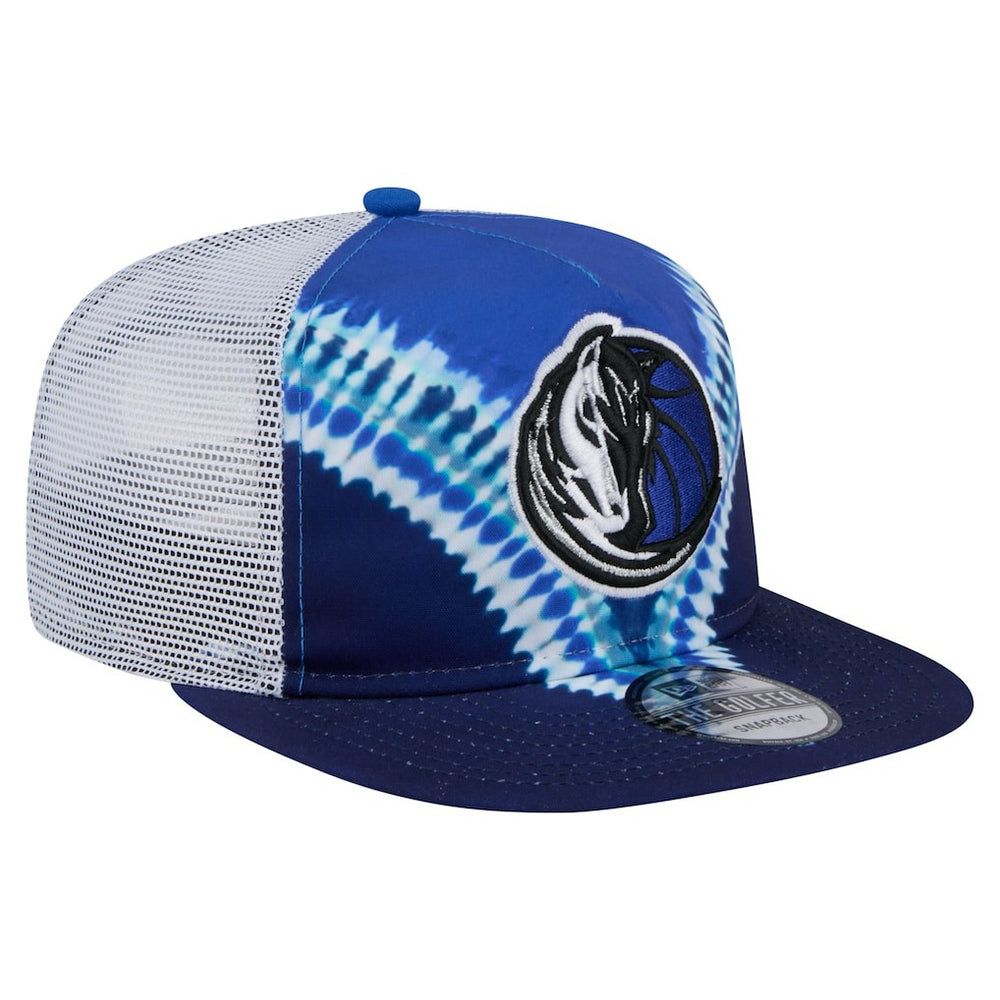 Dallas Mavericks Throwback Dye Golfer Snapback Hat Navy/Blue