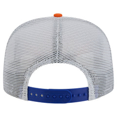 New York Knicks Throwback Dye Golfer Snapback Hat Blue/Orange