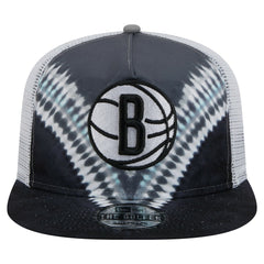 Brooklyn Nets Throwback Dye Golfer Snapback Hat Black/Gray