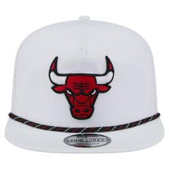 Chicago Bulls Performance Rope Golfer Adjustable Hat White