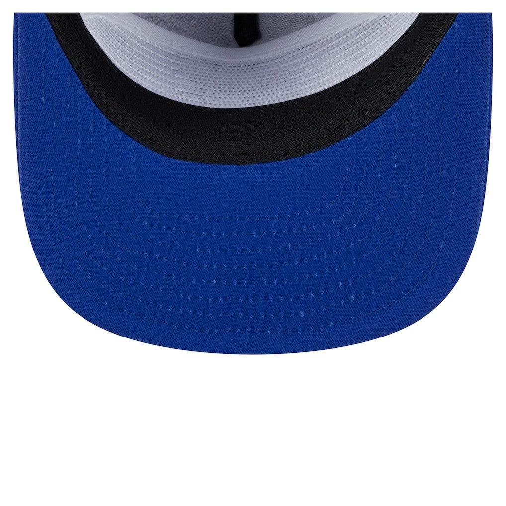Golden State Warriors Team Text Golfer Snapback Hat Royal
