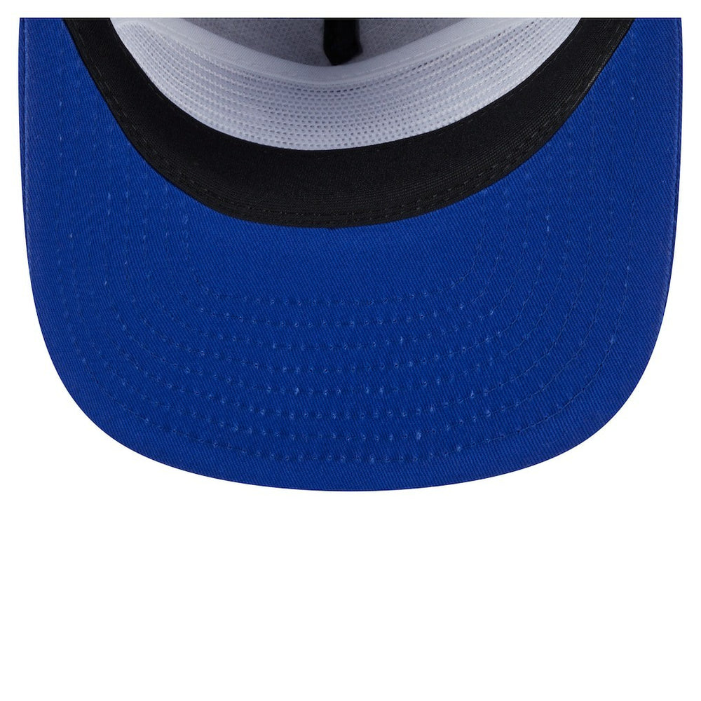 Golden State Warriors Team Text Golfer Snapback Hat Royal