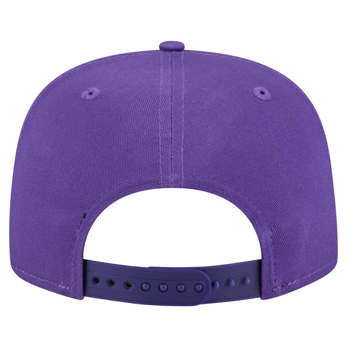 Los Angeles Lakers Team Text Golfer Snapback Hat Purple
