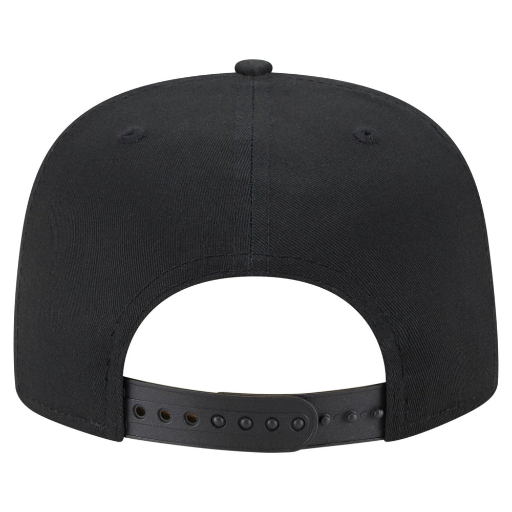 Miami Heat Team Text Golfer Snapback Hat Black