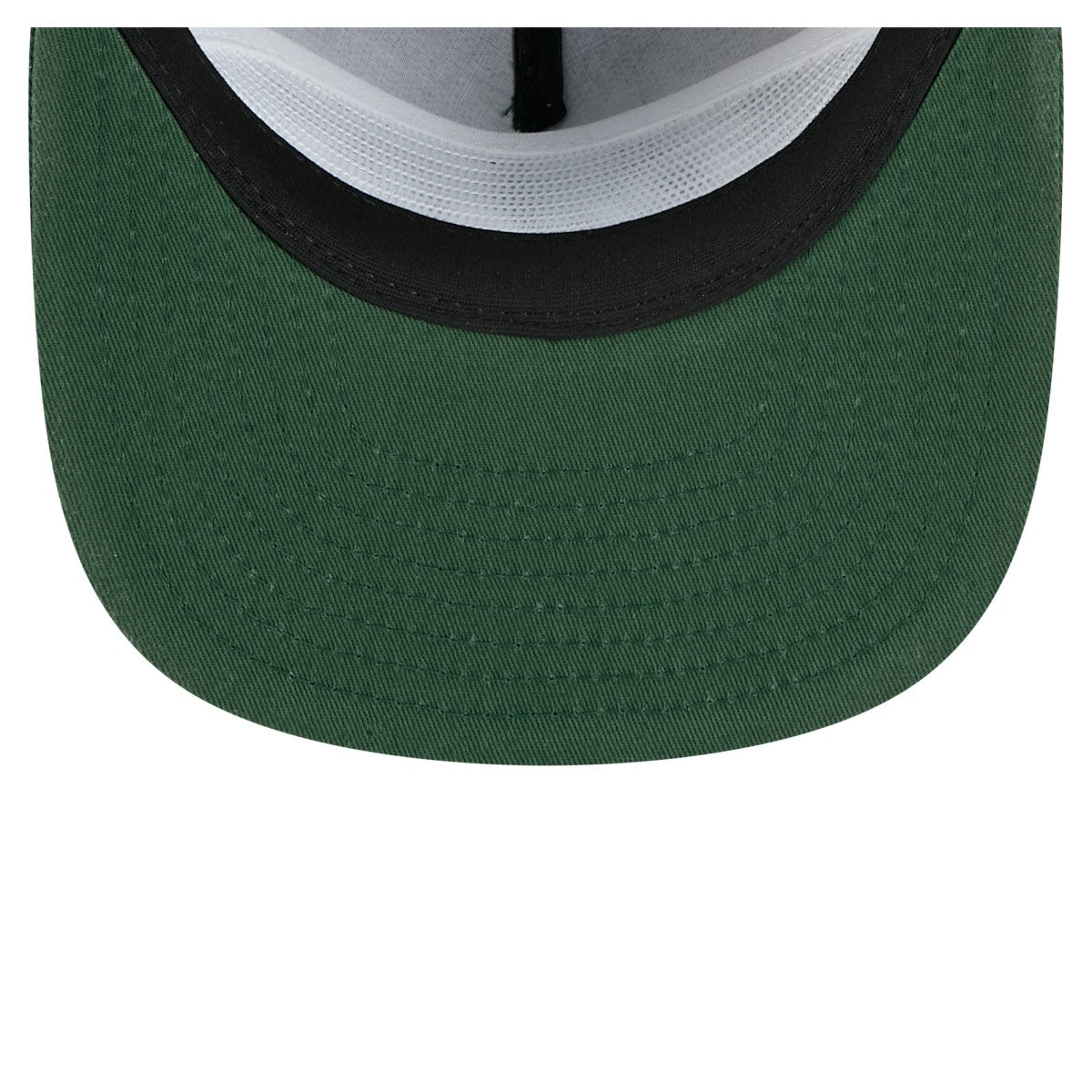 Milwaukee Bucks Team Text Golfer Snapback Hat Hunter Green