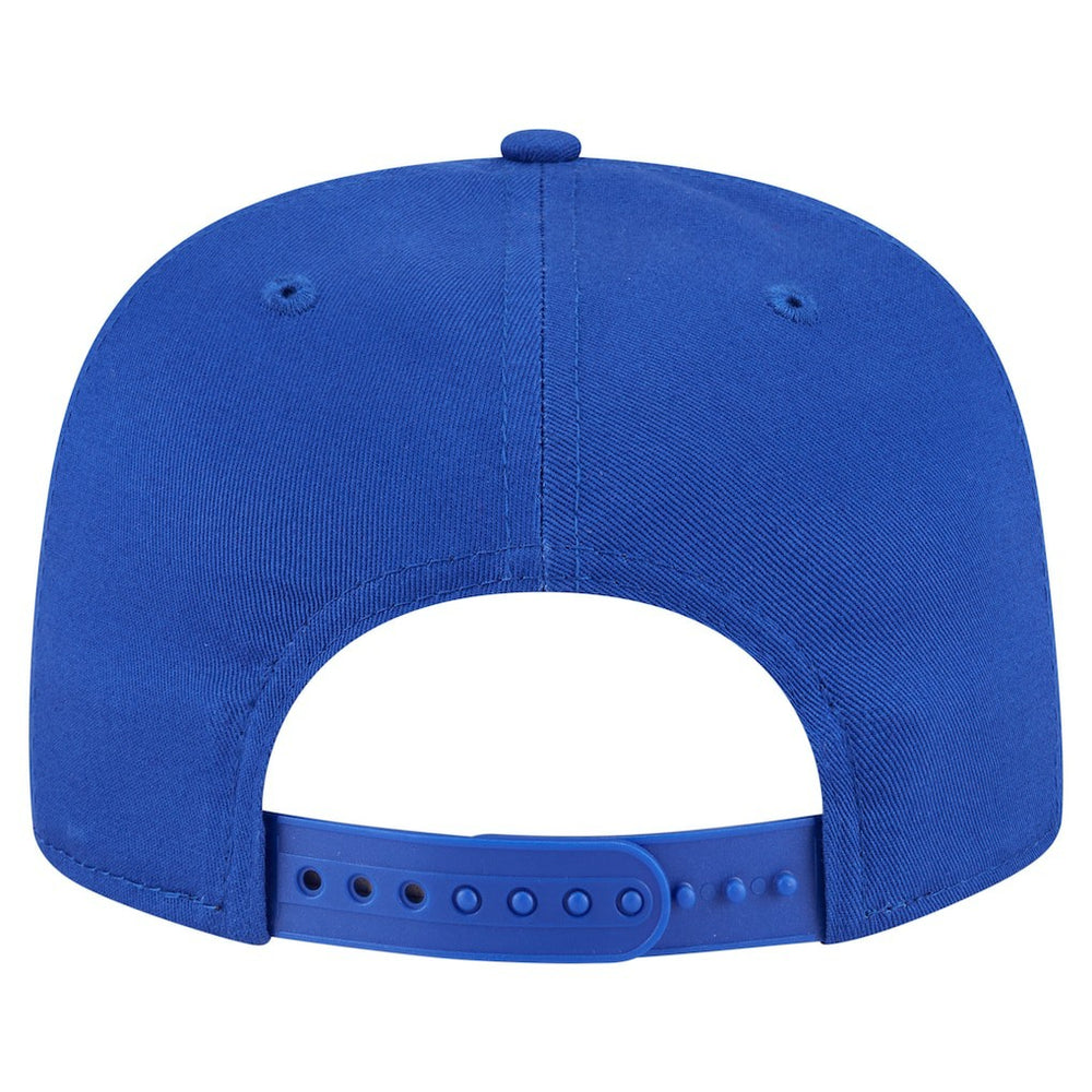 Philadelphia 76ers Team Text Golfer Snapback Hat Royal