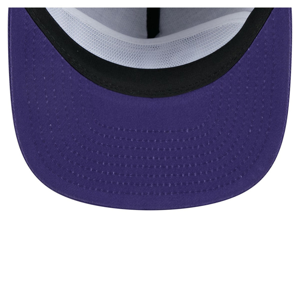 Phoenix Suns Team Text Golfer Snapback Hat Purple