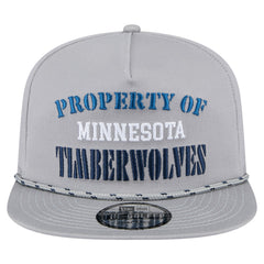 Minnesota Timberwolves Throwback Property Of Golfer Snapback Hat Gray